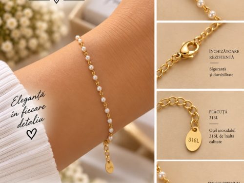 Brățară Pearl Delicate – Perle fine 2 mm