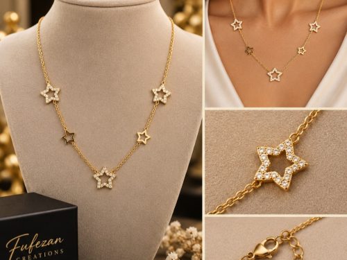 Colier Starlight – Steluțe & cristale